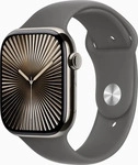 Apple MWYA3QF/A, Apple Watch Series 10 (GPS + Cellular) - 46 mm nat&uuml;rliches Titan -