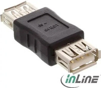 InLine 33300, InLine USB 2.0 Adapter - Buchse A auf Buchse A