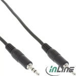 InLine 99936, InLine Klinke Kabel - 3,5mm Stecker / Stecker - Stereo - 2,5m