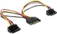 Delock 60128, Delock Netz-Splitter - SATA-Stromstecker (W)