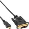 InLine 17474P, InLine - Adapterkabel - DVI-D männlich zu 19 pin mini HDMI Type C
