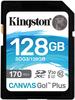 Kingston SDG3/128GB, Kingston Canvas Go! Plus - Flash-Speicherkarte - 128 GB - Video