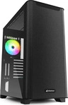 Sharkoon M30 RGB - Mid tower - E-ATX - Seitenteil mit Fenster (geh&auml;rtetes Glas)