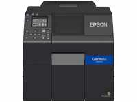Epson C31CH76102, Epson ColorWorks CW-C6000Ae, Cutter, Disp., USB, Ethernet, schwarz