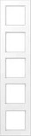 Jung A5585BFWWM, Jung Rahmen A5585BFWWM A 550