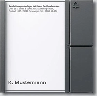 Siedle 200038753-00, Siedle TM 612-1 DG Tasten-Modul
