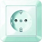 Merten MEG2301-1019, Merten MEG2301-1019 SCHUKO-Steckdose mit voller Abdeckplatte