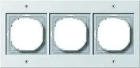 Gira 021366, Gira 021366 Abdeckrahmen 3f Gira TX_44 WG UP Reinwei&szlig;