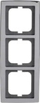 Busch-Jaeger 2CKA001754A4328, Busch-Jaeger 1723-80G Abdeckrahmen 3-fach Rahmen...