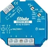 Eltako 61200301, Eltako Stromstossschaltrelais ESR61M-UC 8..230V UC