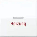 Jung AS591HWW, Jung AS 591 H WW Wippe Linse Lichtleiter Aufschrift Heizung