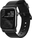 Nomad NM1A41BM00, Nomad Modern Slim Leder Armband Apple Watch 42mm / 44mm / 45mm /