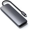 Satechi ST-UCHSEM, Satechi USB-C Hybrid Multiport Adapter mit SSD-Gehäuse space gray