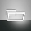 Fabas Luce LED Wand-/Deckenleuchte Bard 55x270mm 22W Warmweiß Weiß dimmbar