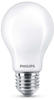 Philips LED Lampe Classic E27 10.5W Filament matt warmweiss 1521Lumen wie 100W