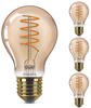 Philips Vintage-Design Filament Bernstein LED Lampe E27 dimmbar 4W 250lm