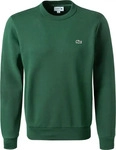 Lacoste SH9608-00-132, Lacoste - Fleece Sweatshirt - Sweatshirt-Crewneck gruen Herren