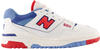 New Balance BB550NCH, New Balance - BB 550 NCH - Sneaker weiß blau rot Herren