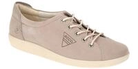 Ecco SOFT 2.0 20650302386 grau - bequeme Halbschuhe f?r Damen