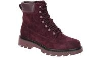Tamaris Lace Up Boots Stiefel rot Leder 1-25909-41