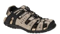 Geox S.STRADA C U4524C000EKC6738 taupe - Trekkingsandale f?r Herren