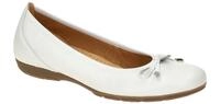 Gabor 04.164.21 wei? - Ballerina - Halbschuhe - Slipper f?r Damen