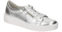 Gabor 83.334.61 Silber Damen Sneaker Komfort Schuhe - Wechselfu?bett