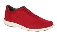 Geox NEBULA U52D7B01122C7015 rot - bequeme Slipper f?r Herren