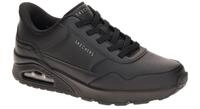Skechers 183023 BBK UNO BANKSIA LUXE Herren Sneakers Schwarz Durabuck Memory ...