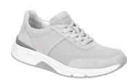 Gabor 86.897.40 ROLLINGSOFT Damen Sneakers light grey Mesh Dreamvelour