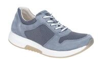Gabor 86.946.34 ROLLINGSOFT Damen Sneaker Blau Nautic Bequeme Schn?r-Halbschuhe