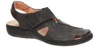 Think 294 Herren Sandale CHANGE espresso Echtleder Klettverschluss flach QSize G