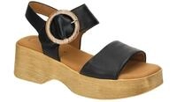 Gabor 84.520 Damen Sandalette schwarz Plateau Klettverschluss