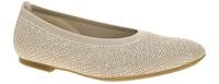 Gabor 84.146.42 beige - Ballerina - Halbschuhe - Slipper f?r Damen