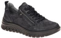 Waldl?ufer Damen Schn?r-Halbschuhe 614002 marineblau Nubuck-leder bequem & fl...
