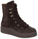 Marc O'Polo Damen Winterstiefelette BIANCA 64 in burnt coffee, Echtleder, war...