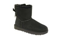UGG 1016501 BLK Damen-Winterstiefel Mini Bailey Bow II schwarz Lammfell-Futter