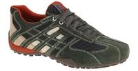 Geox U4207K Snake Herren Sneaker dark grey/off white atmungsaktiv wasserdicht