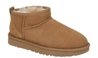 UGG 1116109 CHE Classic Ultra Mini Damen Winterstiefel Chestnut Lammfell-Futter