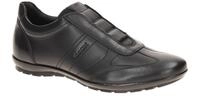 Geox SYMBOL U74A5C 00043C9999 schwarz - elegante Slipper f?r Herren