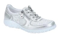 Waldl?ufer H89001 213 989 Damenschuhe HAVY SOFT silber grau metallic + wei?, ...