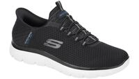Skechers SUMMITS 232457 BLK schwarz - Slipper f?r Herren
