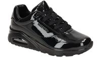 Skechers 177142/BBK Damen Sport Halbschuhe UNO - SHINY ONE Schwarz Gl?nzend