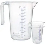 Messbecher stapelbar, PP - Skalierung bis 1000ml"