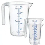 Messbecher stapelbar, PP - Skalierung bis 500ml"