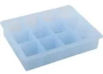 Eisw&uuml;rfelform Cubes, 12 W&uuml;rfel, Lurch - Platin-Silikon (4cm)"