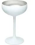 St&ouml;lzle Lausitz 6er Set Cocktailschale matt wei&szlig;/silber, Elements - 230ml -...