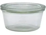 WECK-Glas mit Glasdeckel - 290ml / 10x5,5cm (6 Stk.)"