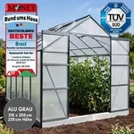 Aluminium-Gew&auml;chshaus 310x250x235 anthrazit
