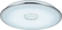 Trio Leuchten LED-Deckenleuchte ca. 65 cm inkl. Nachtlicht Chrom 1 St&uuml;ck Acryl /